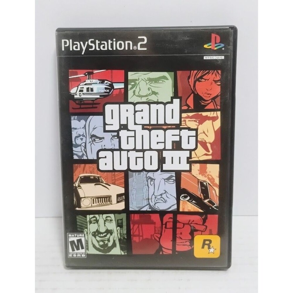2001 SONY PLAYSTATION 2 PS2 ROCKSTAR GRAND THEFT AUTO III GTA 3 CIB W MAP TESTED